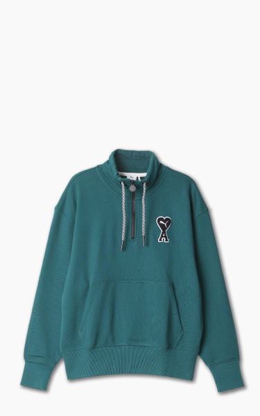 Puma x AMI Half-Zip Sweatshirt Varsity Green