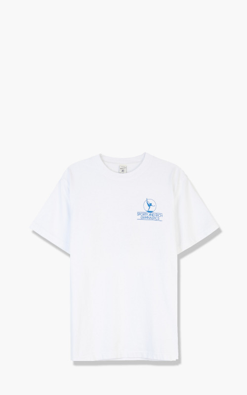 Sporty & Rich Gymnastics T-Shirt White/Blue