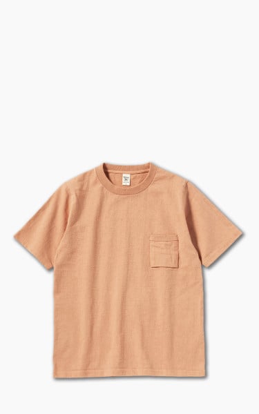 Jackman Dotsume Pocket T-Shirt Coral