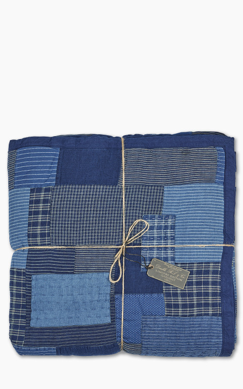 RRL Patchwork Quilt Indigo