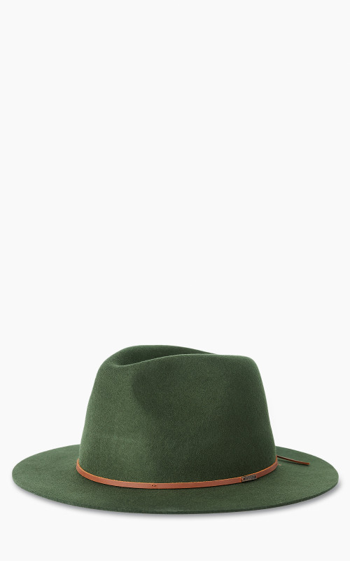 Brixton Wesley Fedora Wool Felt Hat Moss