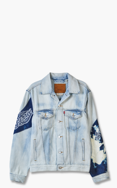 Levi's® Vintage Clothing X Atelier Reserve Vintage Fit Trucker Blue Acid Wash