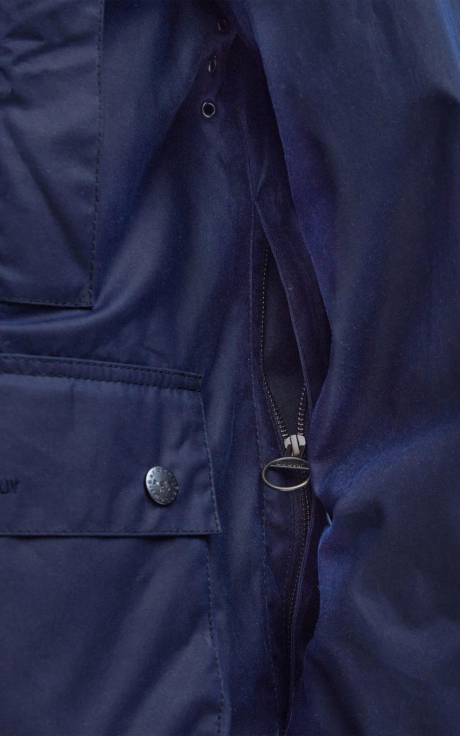Barbour Maison Kitsuné Beaufort Jacket Wax Indigo in Blue for Men