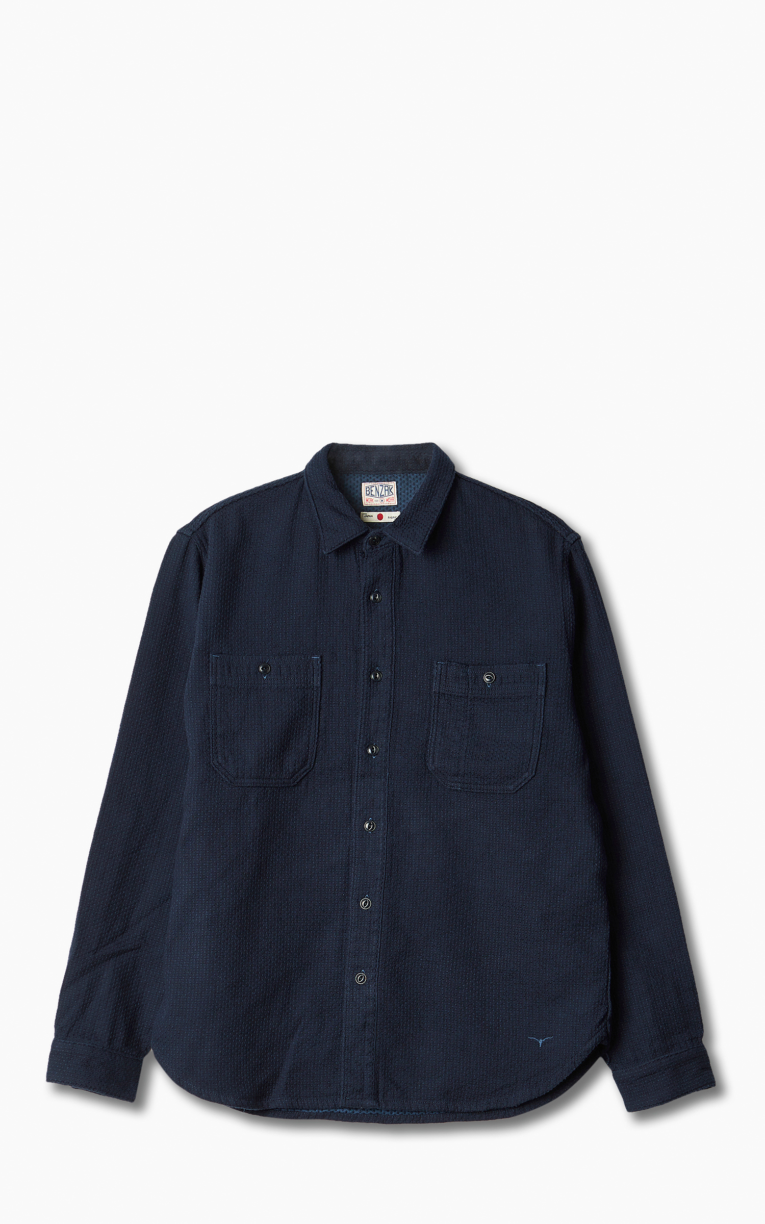 Benzak BWS-02 Utility Shirt Sashiko Double Gauze 8.5oz | Cultizm