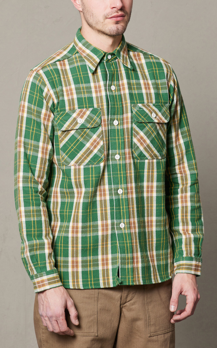 美品 GREENCLOTHING WOOL FLANNEL SHIRTS 美品 GREENCLOTHING WOOL FLANNEL SHIRTS