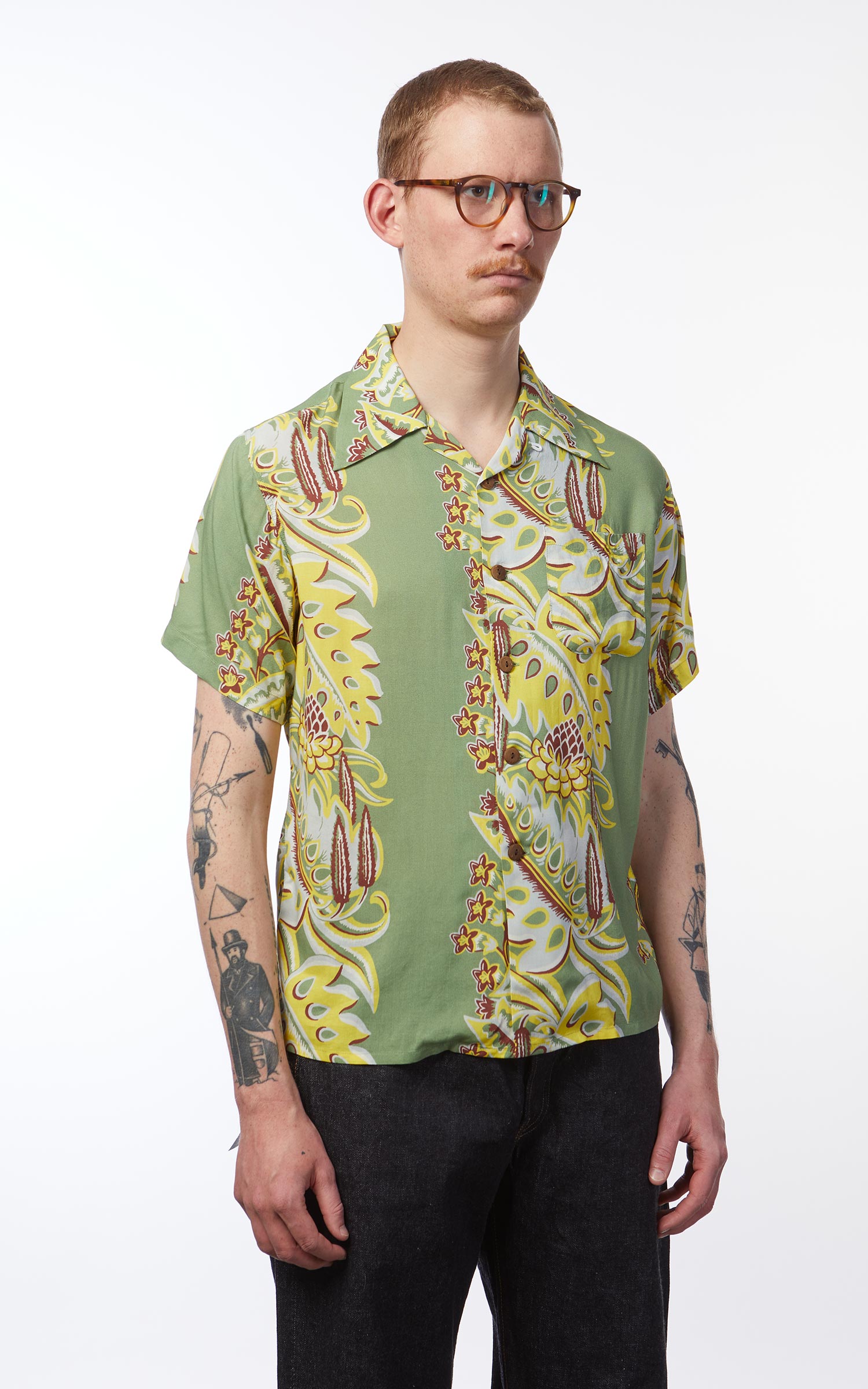 Pike Brothers 1947 Albert Shirt Lanai Green | Cultizm