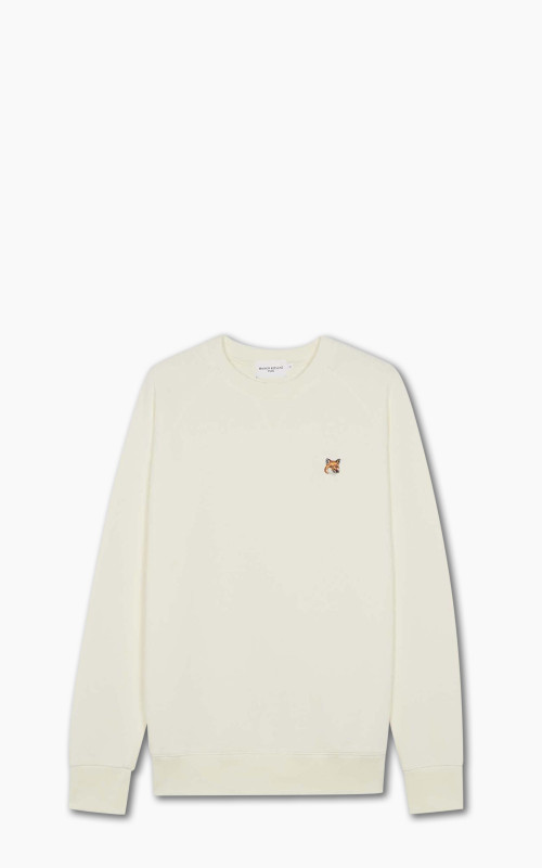 Maison Kitsuné Sweatshirt Fox Head Patch Ecru