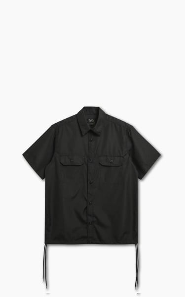 Taion Military Half Sleeve Shirt Black