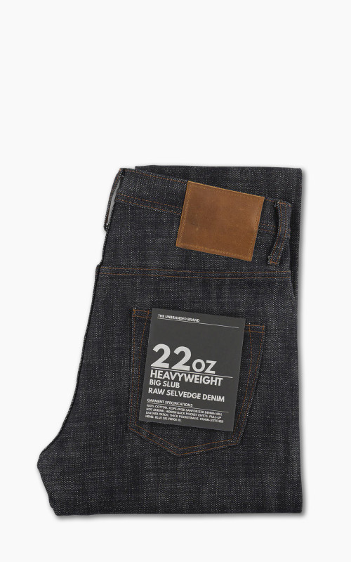 The Unbranded Brand UB670 Relaxed Fit Heavyweight Big Slub Selvedge Denim 22oz