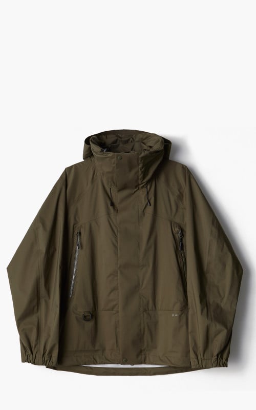 Snow Peak 2.5L Rain Jacket Olive JK-22SU003OL