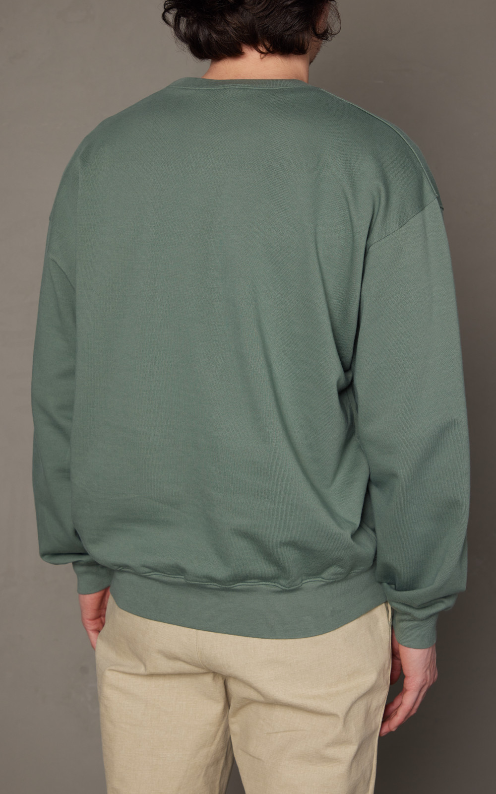 Auralee Super High Gauze Sweat Pullover Dusty Green | Cultizm