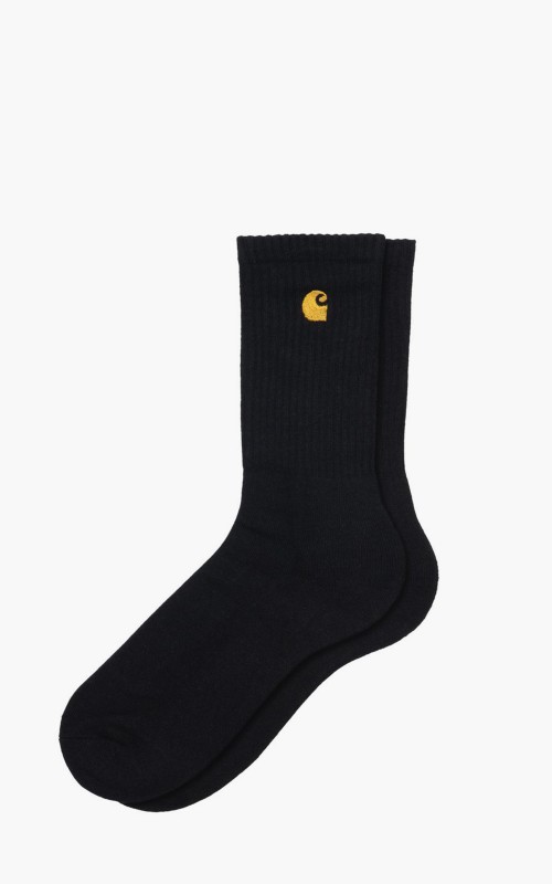 Carhartt WIP Chase Socks Black/Gold