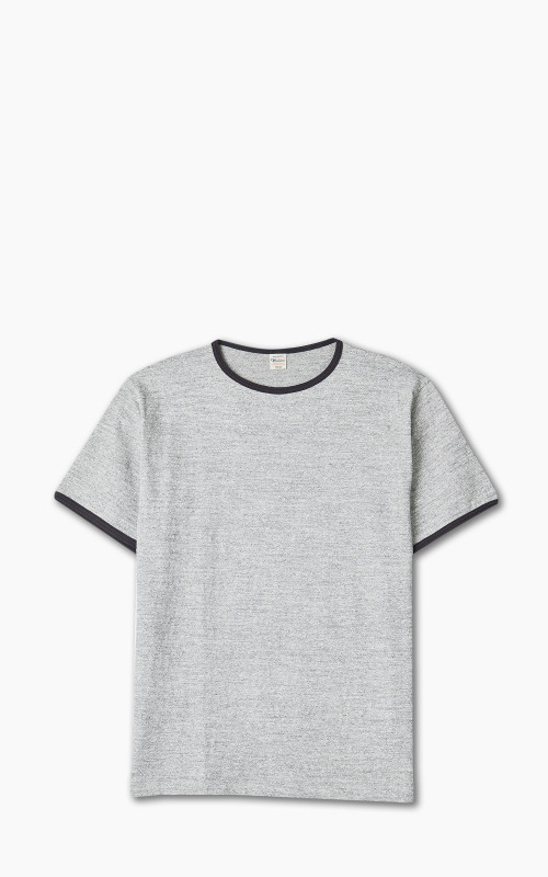 Warehouse & Co. Lot 4059 Ringer Tee No Print Heather Grey/Sumikuro