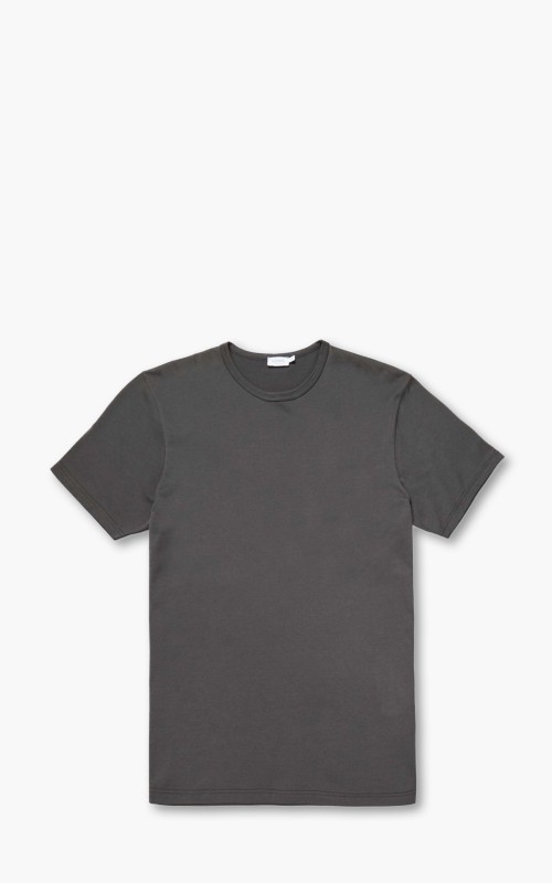 Sunspel Classic T-Shirt Charcoal