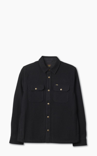 Lee wool on sale overshirt black