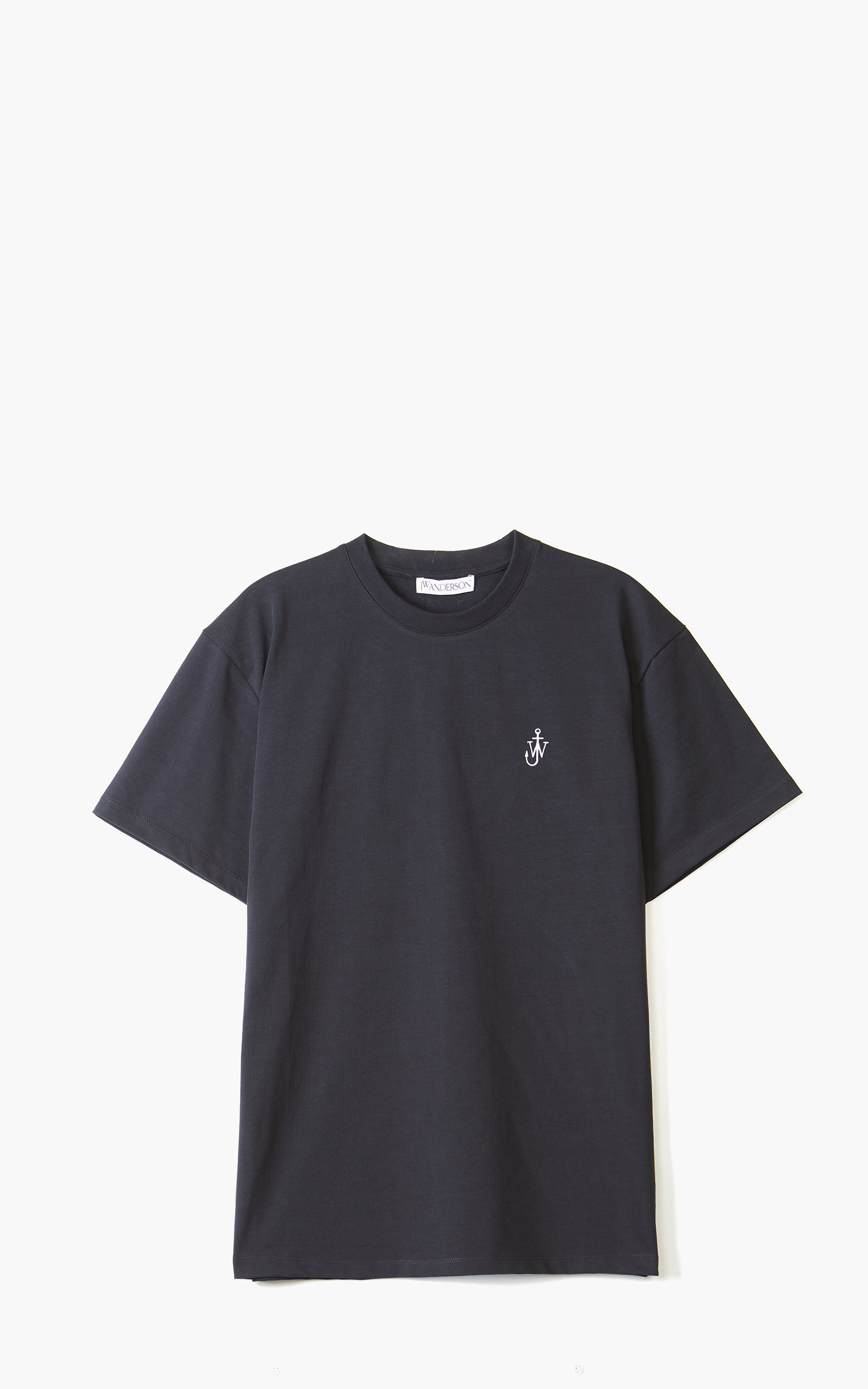 JW Anderson Swirl Logo Classic T-Shirt Black | Cultizm