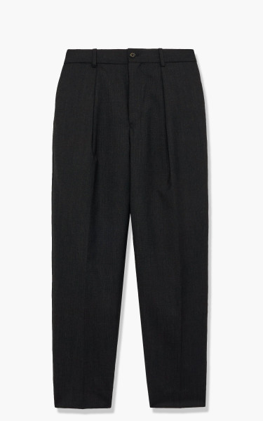 Markaware Organic Wool Tropical Pegtop Trousers Charcoal Grey A22A-09PT01C-Charcoal-Grey