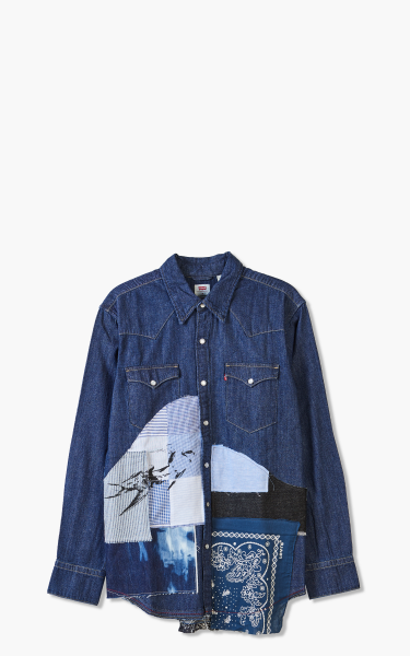 Levi&#039;s® Vintage Clothing X Atelier Reserve Barstow Western Shirt Blue Garment Dye