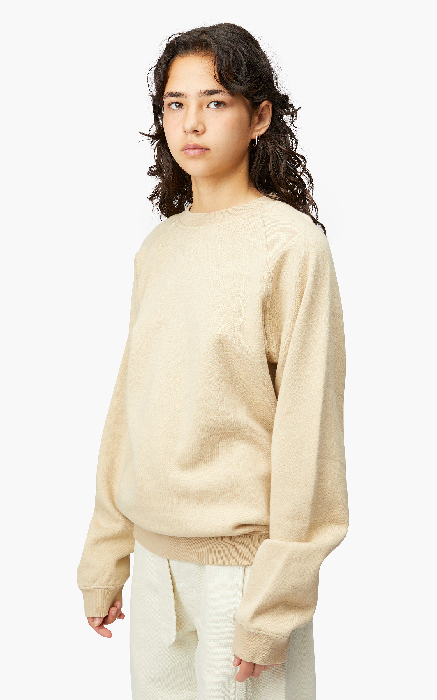 Namu Shop - Auralee Elastic High Gauge Sweat Half Sleeve