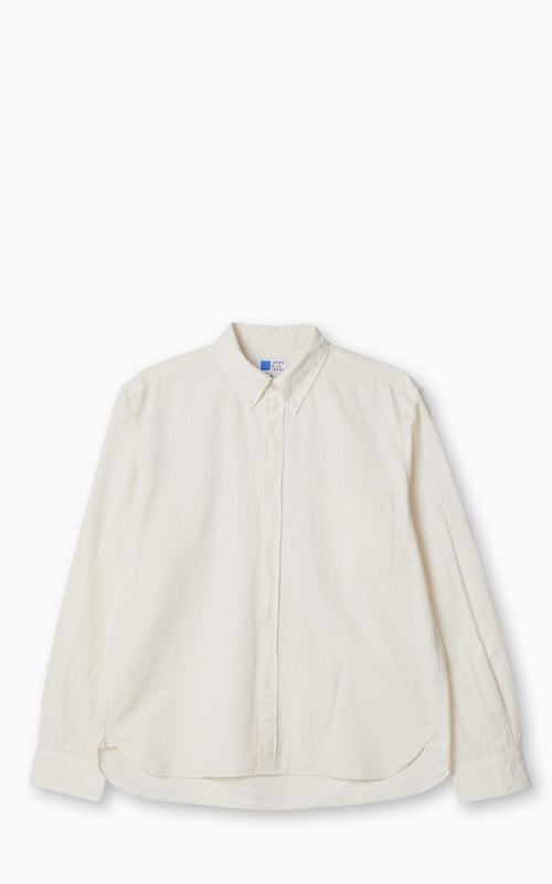 Japan Blue Cote d’Ivoire Cotton Selvedge Chambray Shirt Natural