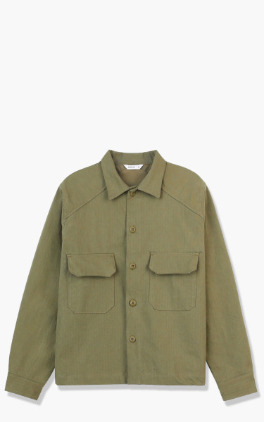 3sixteen Officer Shirt HBT Washed Olive OS-SS22-olive