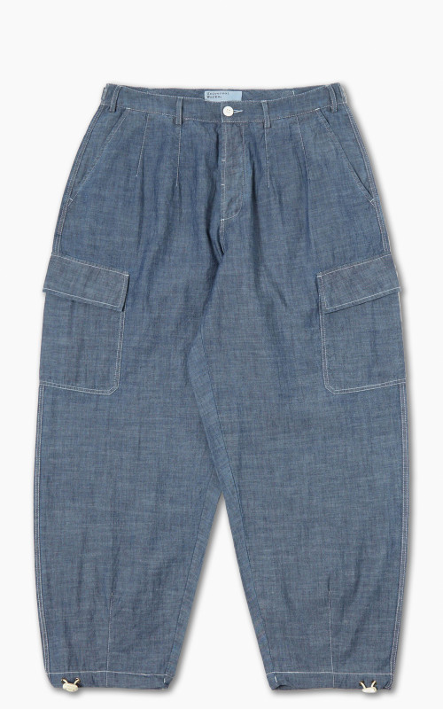 Universal Works Cargo Pant Chambray Indigo