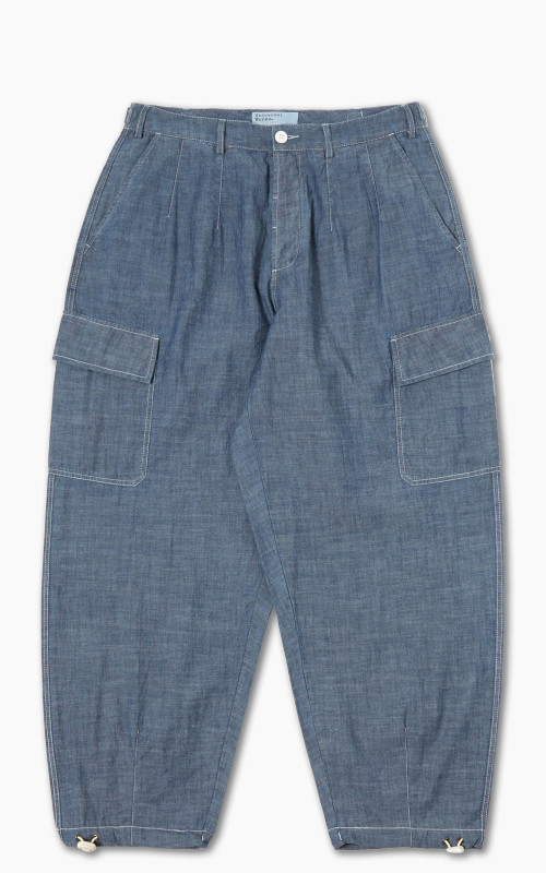 Universal Works Cargo Pant Chambray Indigo