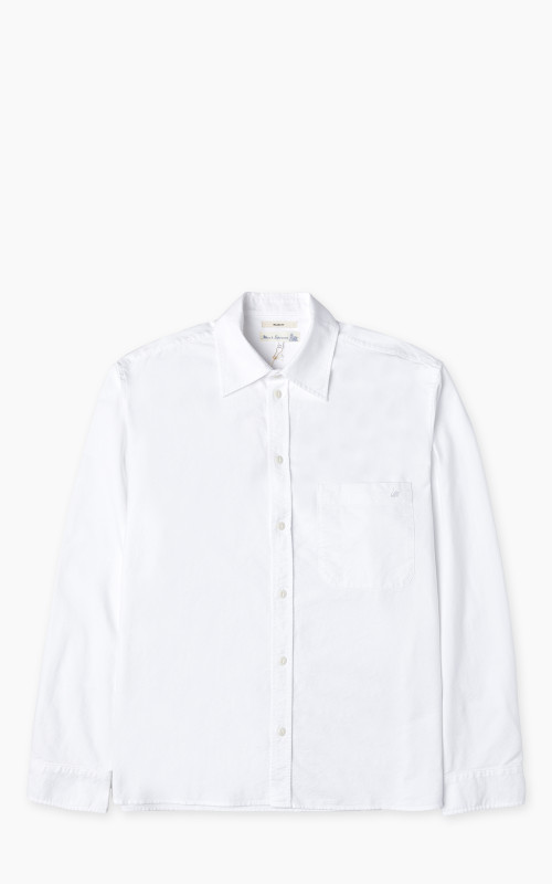 Merz b. Schwanen SHIRT11OX Oxford Shirt White