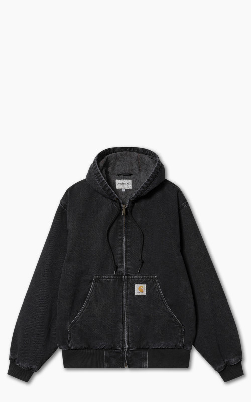Carhartt WIP OG Active Jacket Black Stone Washed