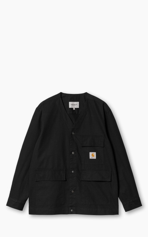 Carhartt WIP Elroy Shirt Jac Columbia Ripstop Black