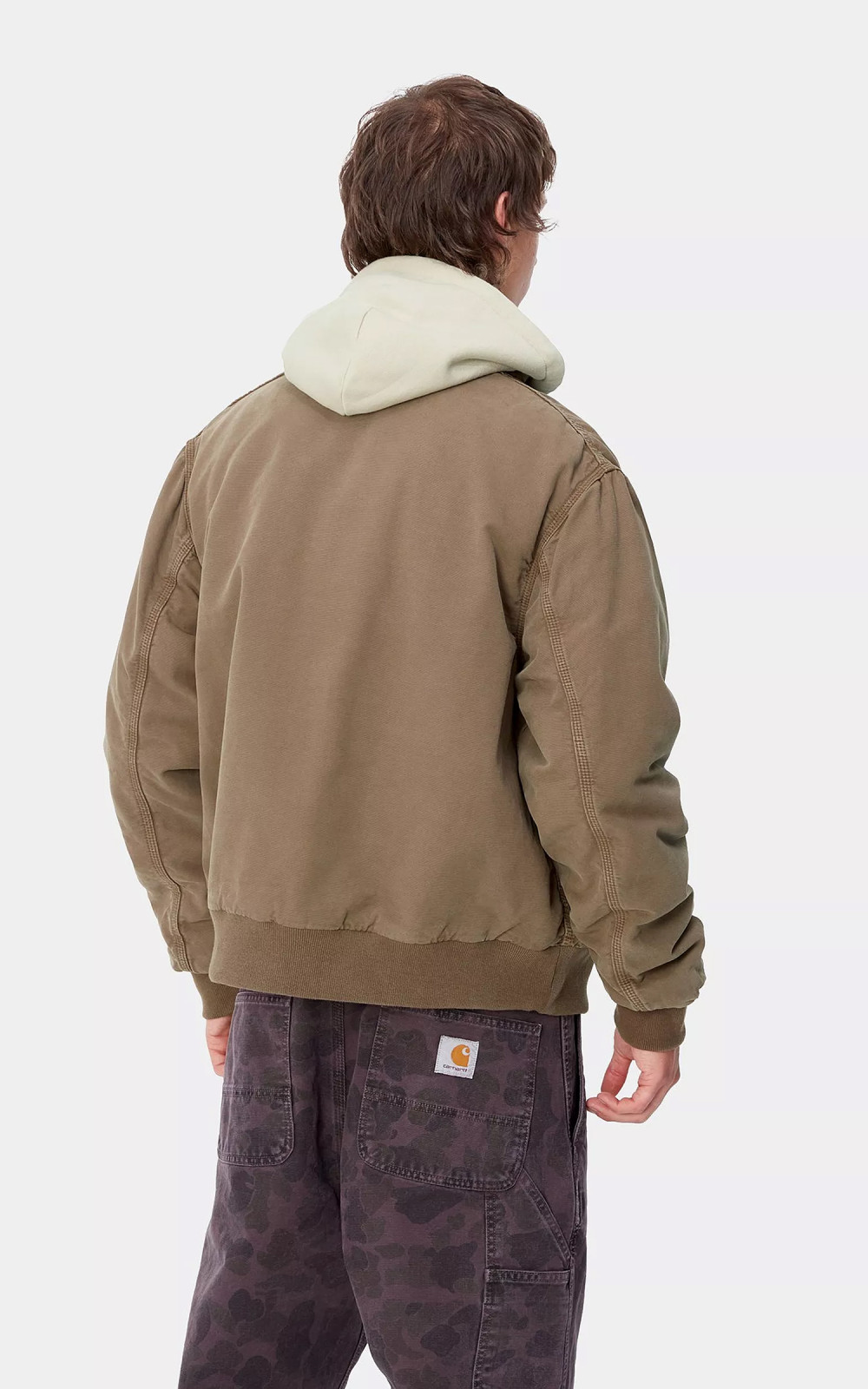 Carhartt WIP Stanton Jacket Hubbard Canvas Chocolate