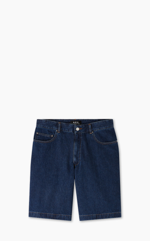 A.P.C. Helio Shorts Stonewashed Indigo