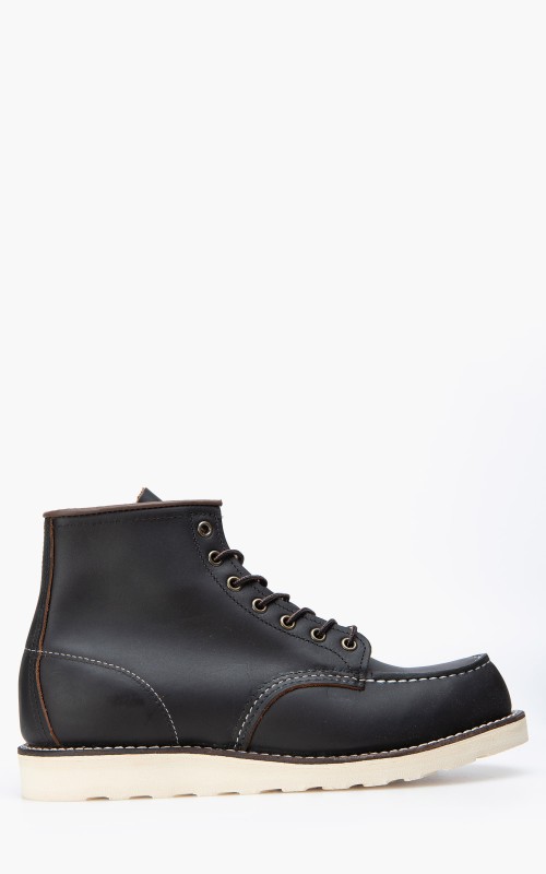 Red Wing Shoes 8849D Moc Toe Black Prairie Leather 08849D