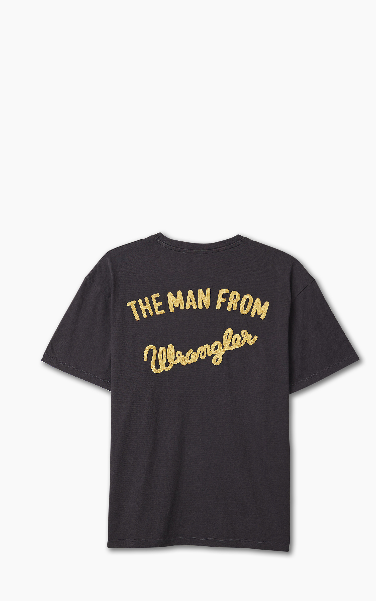 Black slogan tee shop