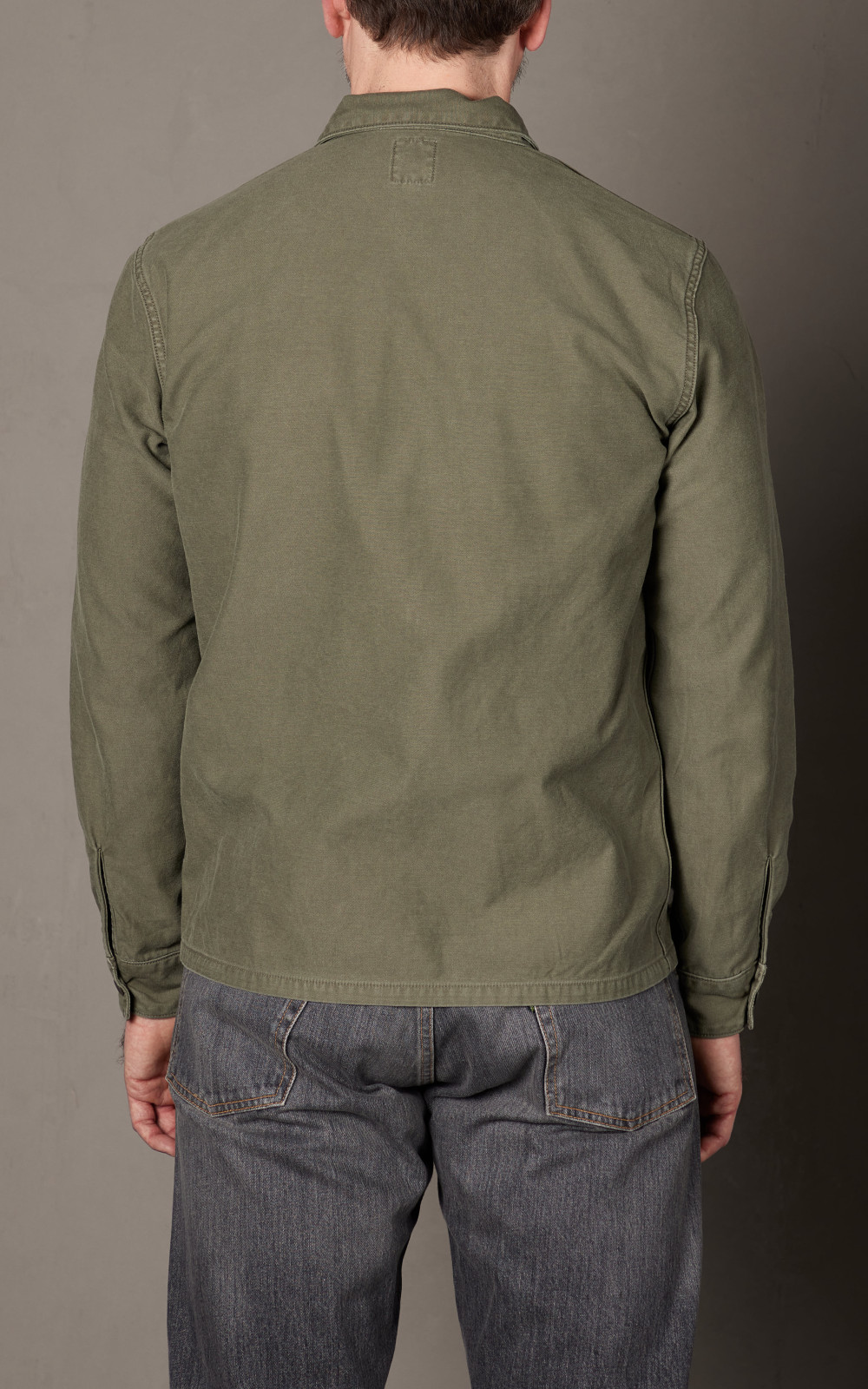 FOB Factory F2362 Fatigue Shirt Sateen Olive | Cultizm