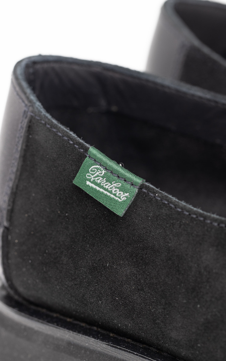 Kaptain Sunshine x Paraboot Domingue Suede Black | Cultizm Kaptain Sunshine x Paraboot Domingue Suede Black | Cultizm
