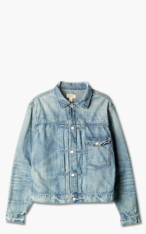 Polo Ralph Lauren Denim Patchwork-Collar Trucker Jacket Glenville