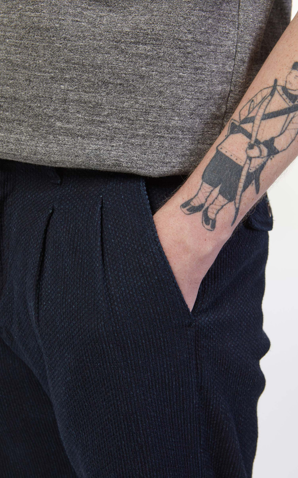 Japan Blue Sashiko Monpe Pant Indigo | Cultizm
