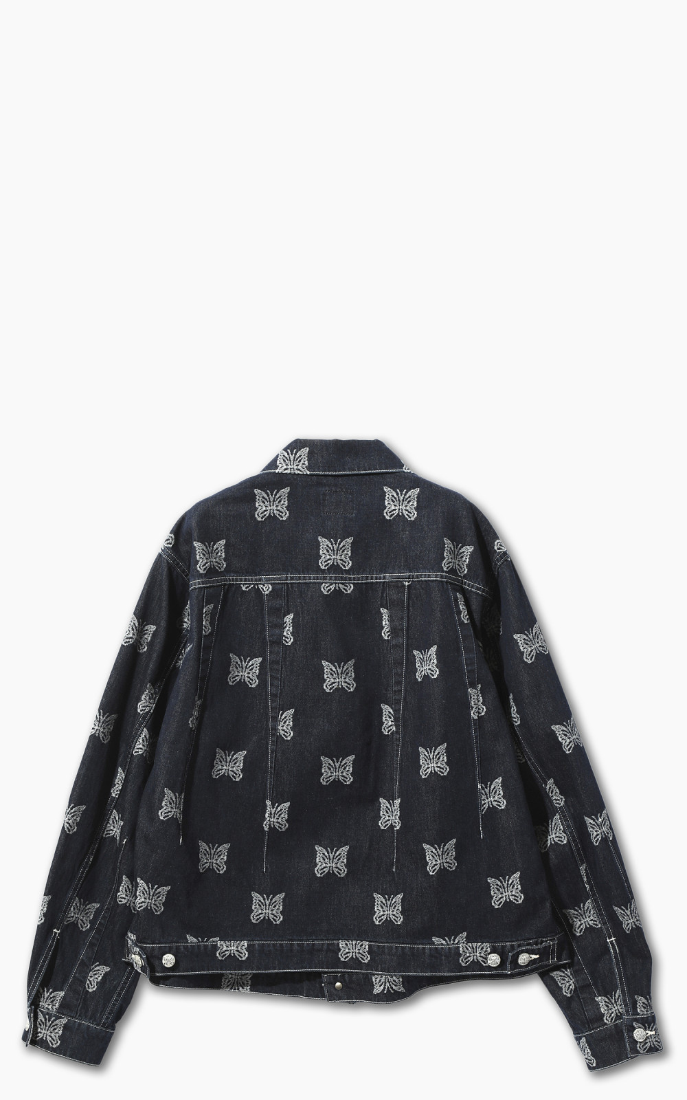 Needles Darts Jeans Jacket - Black Papillon (Denim Jacquard