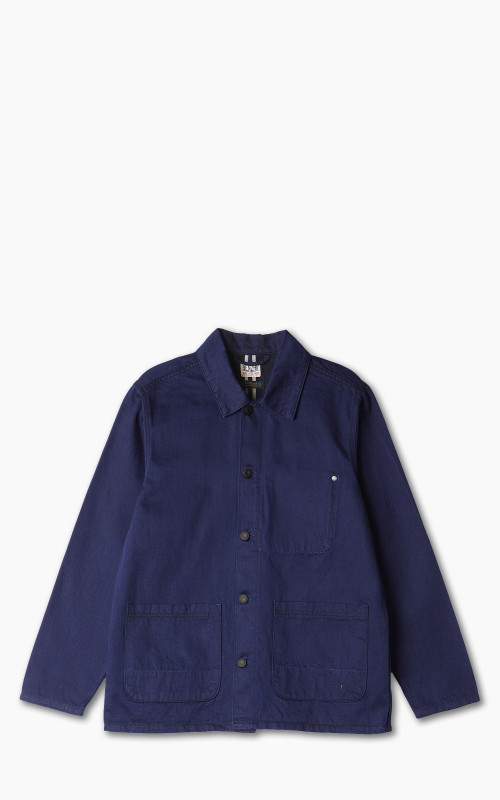 Benzak BWJ-01 Worker Jacket Selvedge Blue x Black