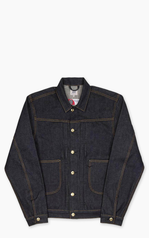 Benzak BDJ-01 Cowboy Jacket Japanese Tiger Selvedge Indigo 15oz