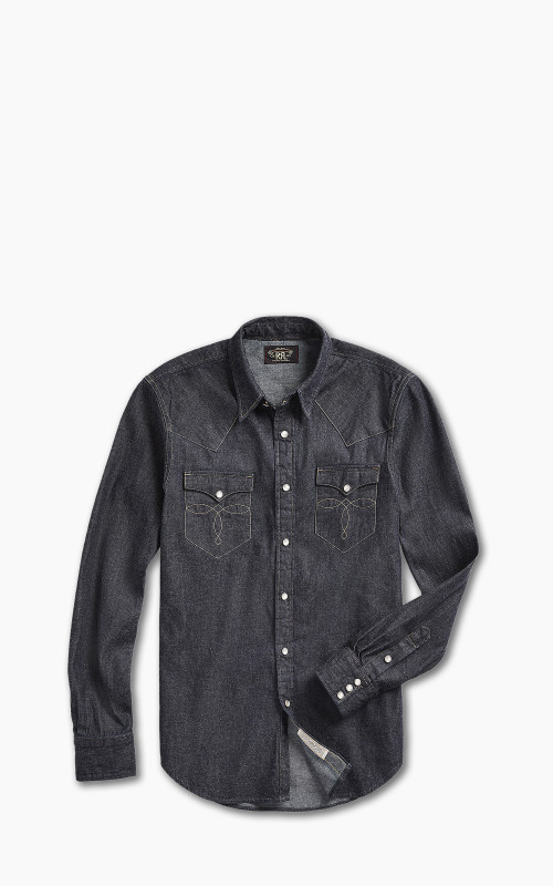 Buffalo Western Shirt Denim Indigo Rinse