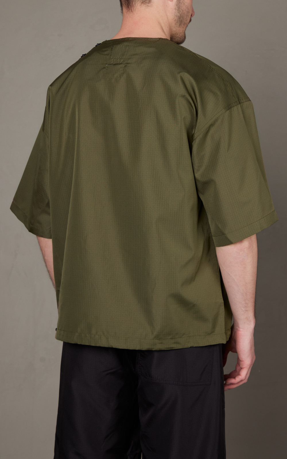Taion Military Half Sleeve Cut Sew T-Shirt Dark Olive | Cultizm