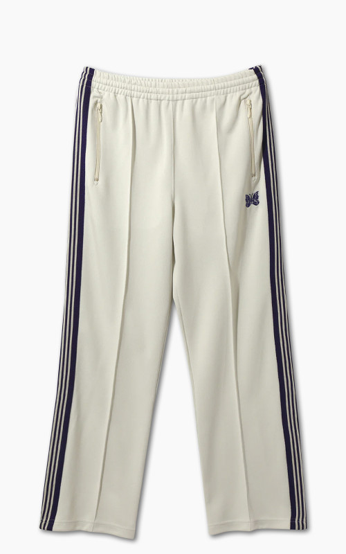 Needles Track Pant Poly Smooth Ice White