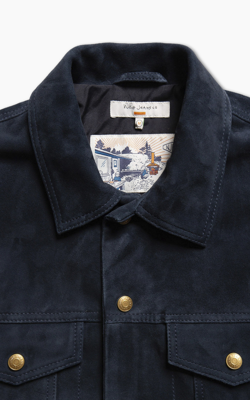 Robby Nubuck Jacket Navy ヌバックレザージャケット（その他