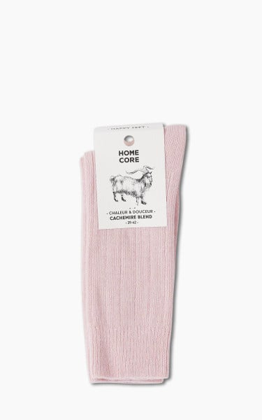 Homecore Cashmere Blend Socks Pastel Blush Pink