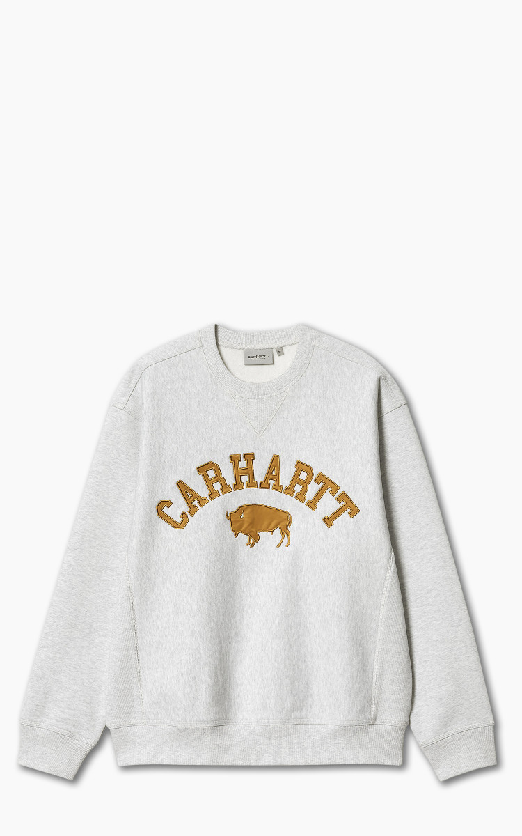 Carhartt WIP Locker Sweat Ash Heather Brown Cultizm