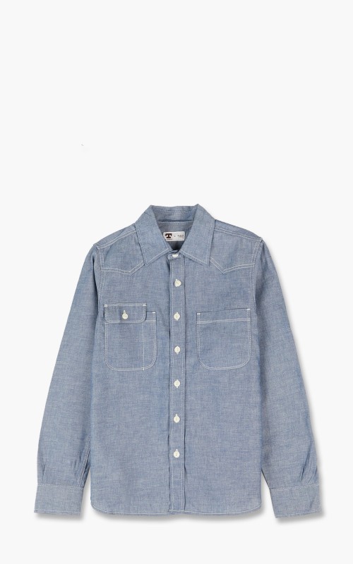 Tellason Topper Shirt Chambray Blue 10000100129