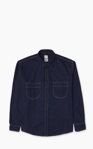 Eat Dust Mechanic Shirt Delhi Denim Stone Wash Blue