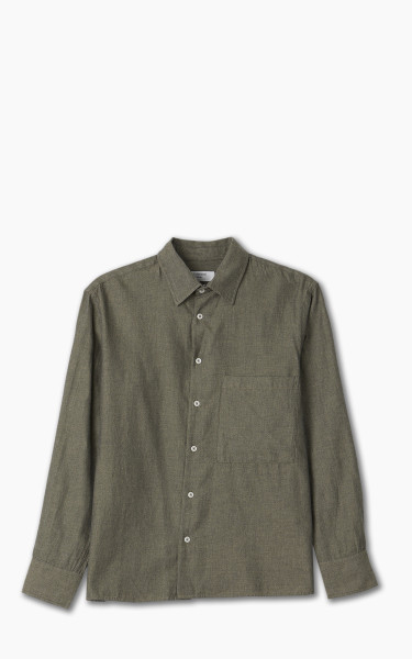 Universal Works Square Pocket Shirt Olive